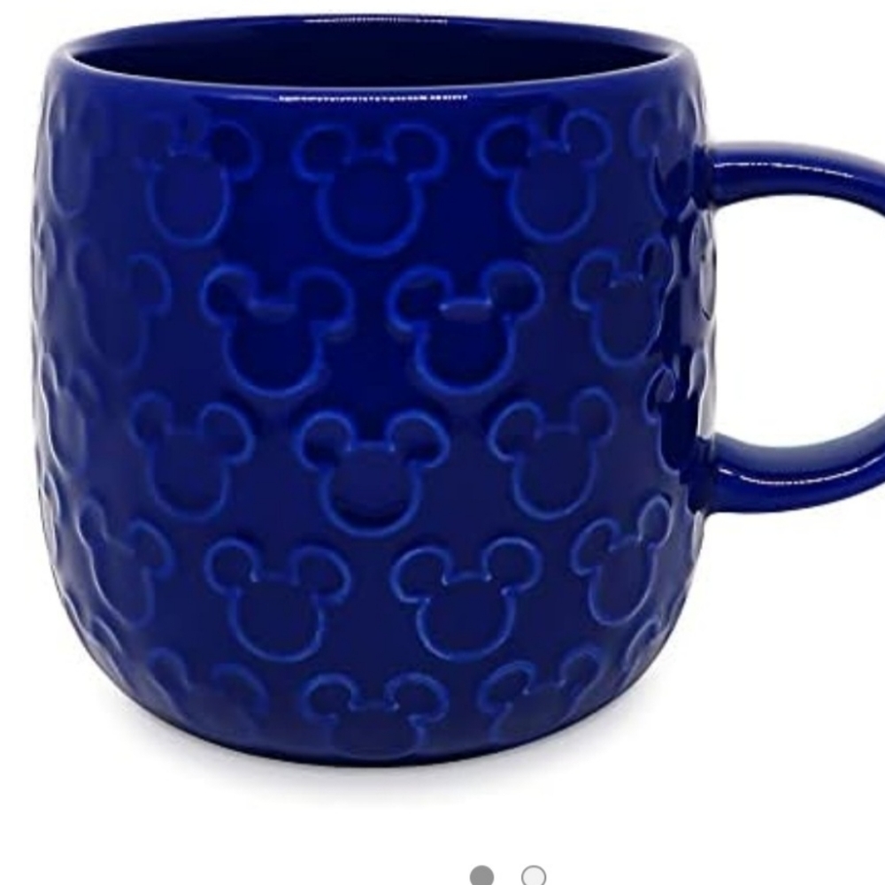 Disney Mickey Mouse Raised Icon Mug navy blue